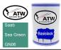 Preview: Saab, Sea Green, GN06: 500ml Lackdose, von ATW Autoteile West.